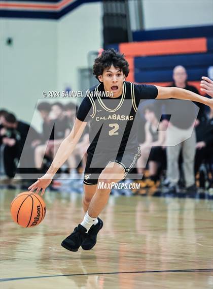Thumbnail 2 in Calabasas vs La Canada (9th Annual west valley Boys Basketball Tip-off Classic) photogallery.