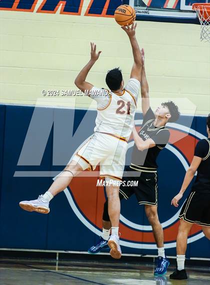 Thumbnail 3 in Calabasas vs La Canada (9th Annual west valley Boys Basketball Tip-off Classic) photogallery.