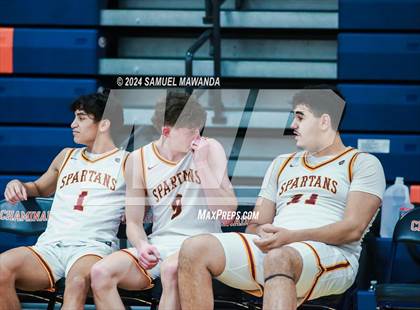 Thumbnail 3 in Calabasas vs La Canada (9th Annual west valley Boys Basketball Tip-off Classic) photogallery.