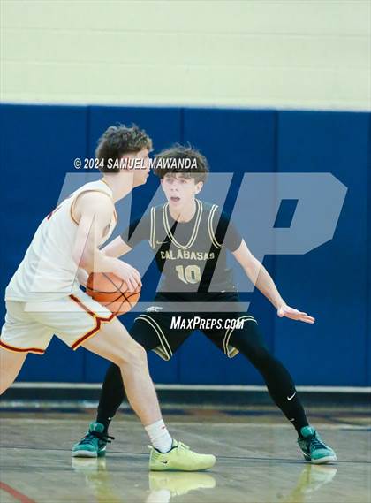 Thumbnail 3 in Calabasas vs La Canada (9th Annual west valley Boys Basketball Tip-off Classic) photogallery.