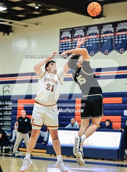 Thumbnail 3 in Calabasas vs La Canada (9th Annual west valley Boys Basketball Tip-off Classic) photogallery.