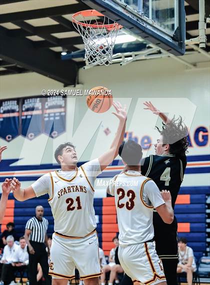 Thumbnail 1 in Calabasas vs La Canada (9th Annual west valley Boys Basketball Tip-off Classic) photogallery.