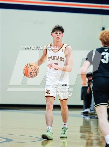 Thumbnail 3 in Calabasas vs La Canada (9th Annual west valley Boys Basketball Tip-off Classic) photogallery.