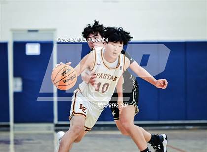 Thumbnail 2 in Calabasas vs La Canada (9th Annual west valley Boys Basketball Tip-off Classic) photogallery.