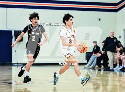 Thumbnail 1 in Calabasas vs La Canada (9th Annual west valley Boys Basketball Tip-off Classic) photogallery.
