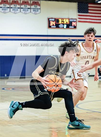 Thumbnail 1 in Calabasas vs La Canada (9th Annual west valley Boys Basketball Tip-off Classic) photogallery.