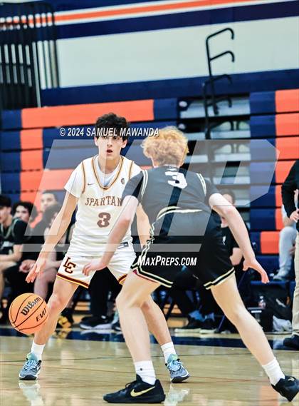 Thumbnail 3 in Calabasas vs La Canada (9th Annual west valley Boys Basketball Tip-off Classic) photogallery.