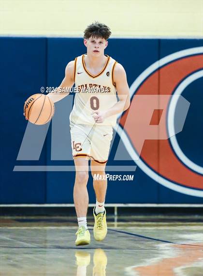 Thumbnail 3 in Calabasas vs La Canada (9th Annual west valley Boys Basketball Tip-off Classic) photogallery.