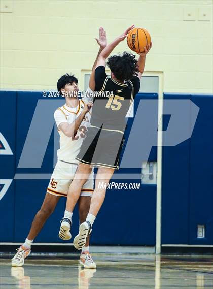 Thumbnail 1 in Calabasas vs La Canada (9th Annual west valley Boys Basketball Tip-off Classic) photogallery.