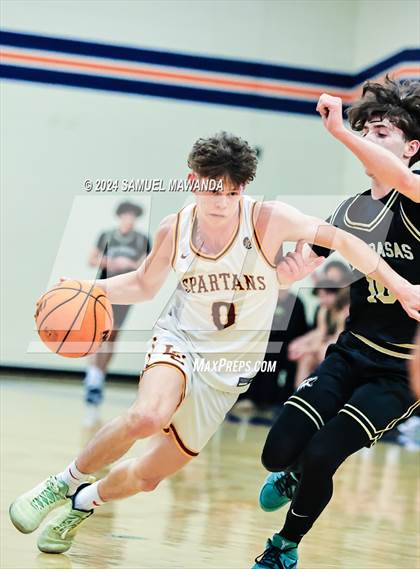 Thumbnail 2 in Calabasas vs La Canada (9th Annual west valley Boys Basketball Tip-off Classic) photogallery.