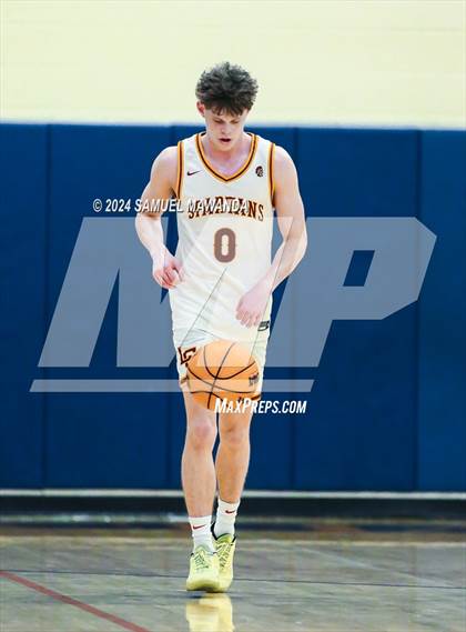 Thumbnail 3 in Calabasas vs La Canada (9th Annual west valley Boys Basketball Tip-off Classic) photogallery.