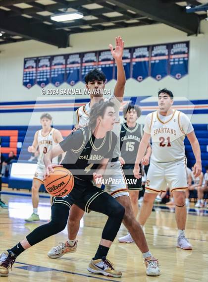 Thumbnail 2 in Calabasas vs La Canada (9th Annual west valley Boys Basketball Tip-off Classic) photogallery.