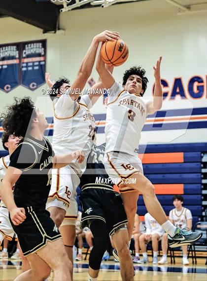 Thumbnail 1 in Calabasas vs La Canada (9th Annual west valley Boys Basketball Tip-off Classic) photogallery.