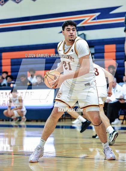 Thumbnail 3 in Calabasas vs La Canada (9th Annual west valley Boys Basketball Tip-off Classic) photogallery.