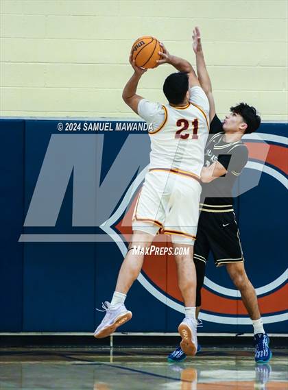 Thumbnail 1 in Calabasas vs La Canada (9th Annual west valley Boys Basketball Tip-off Classic) photogallery.