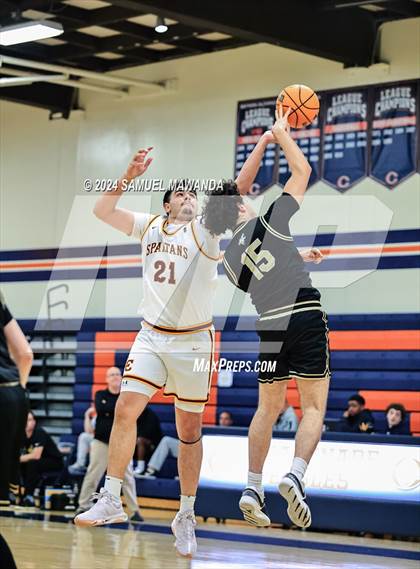 Thumbnail 1 in Calabasas vs La Canada (9th Annual west valley Boys Basketball Tip-off Classic) photogallery.
