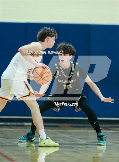 Thumbnail 2 in Calabasas vs La Canada (9th Annual west valley Boys Basketball Tip-off Classic) photogallery.