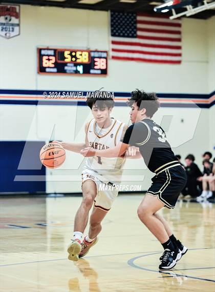 Thumbnail 1 in Calabasas vs La Canada (9th Annual west valley Boys Basketball Tip-off Classic) photogallery.