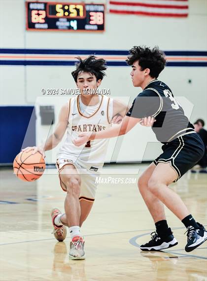 Thumbnail 2 in Calabasas vs La Canada (9th Annual west valley Boys Basketball Tip-off Classic) photogallery.