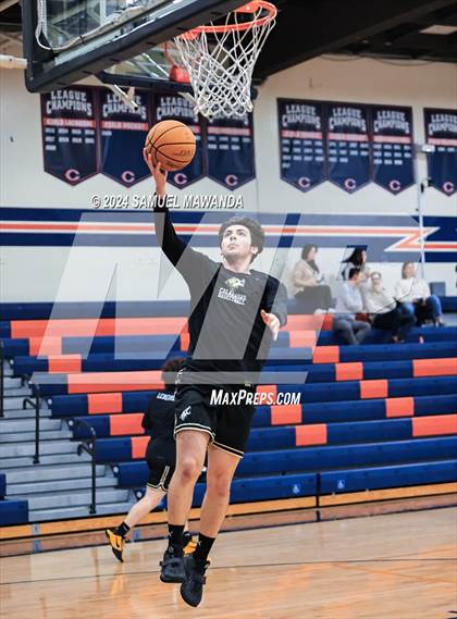 Thumbnail 3 in Calabasas vs La Canada (9th Annual west valley Boys Basketball Tip-off Classic) photogallery.
