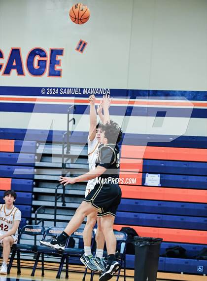 Thumbnail 2 in Calabasas vs La Canada (9th Annual west valley Boys Basketball Tip-off Classic) photogallery.