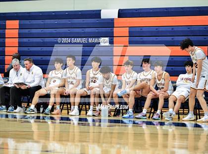 Thumbnail 3 in Calabasas vs La Canada (9th Annual west valley Boys Basketball Tip-off Classic) photogallery.