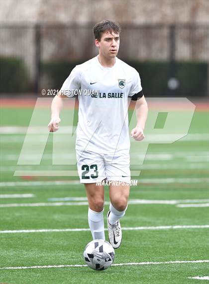 Thumbnail 2 in De La Salle vs. Orange Lutheran (Adidas So Cal College Showcase) photogallery.