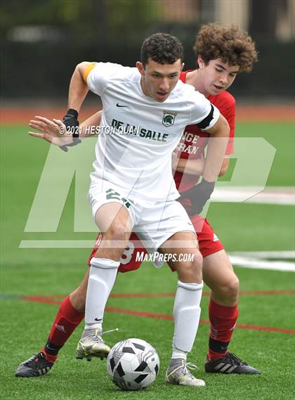 Thumbnail 1 in De La Salle vs. Orange Lutheran (Adidas So Cal College Showcase) photogallery.