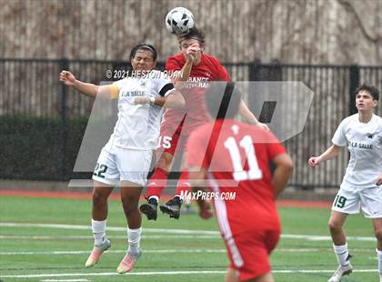 Thumbnail 1 in De La Salle vs. Orange Lutheran (Adidas So Cal College Showcase) photogallery.