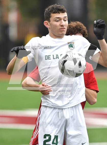 Thumbnail 1 in De La Salle vs. Orange Lutheran (Adidas So Cal College Showcase) photogallery.