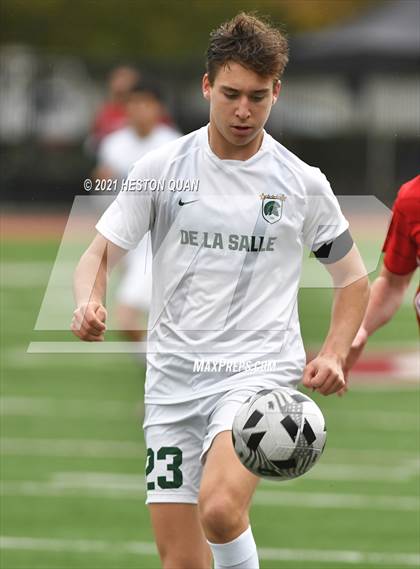 Thumbnail 2 in De La Salle vs. Orange Lutheran (Adidas So Cal College Showcase) photogallery.