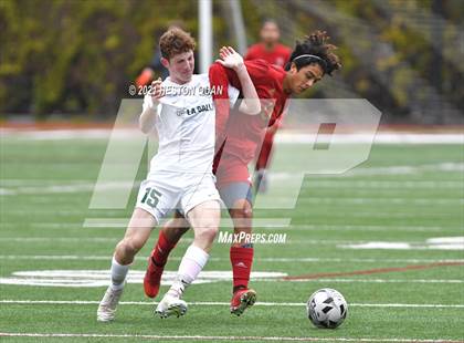 Thumbnail 3 in De La Salle vs. Orange Lutheran (Adidas So Cal College Showcase) photogallery.