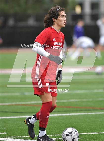 Thumbnail 1 in De La Salle vs. Orange Lutheran (Adidas So Cal College Showcase) photogallery.