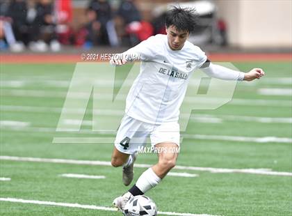 Thumbnail 1 in De La Salle vs. Orange Lutheran (Adidas So Cal College Showcase) photogallery.