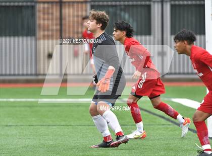 Thumbnail 2 in De La Salle vs. Orange Lutheran (Adidas So Cal College Showcase) photogallery.