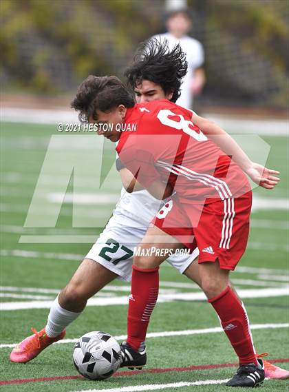 Thumbnail 1 in De La Salle vs. Orange Lutheran (Adidas So Cal College Showcase) photogallery.