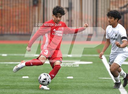 Thumbnail 1 in De La Salle vs. Orange Lutheran (Adidas So Cal College Showcase) photogallery.