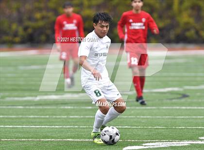 Thumbnail 2 in De La Salle vs. Orange Lutheran (Adidas So Cal College Showcase) photogallery.