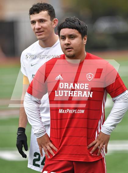 Thumbnail 3 in De La Salle vs. Orange Lutheran (Adidas So Cal College Showcase) photogallery.