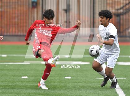 Thumbnail 2 in De La Salle vs. Orange Lutheran (Adidas So Cal College Showcase) photogallery.