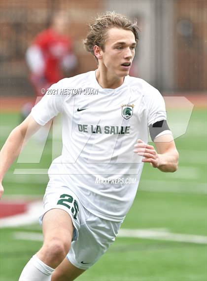 Thumbnail 2 in De La Salle vs. Orange Lutheran (Adidas So Cal College Showcase) photogallery.