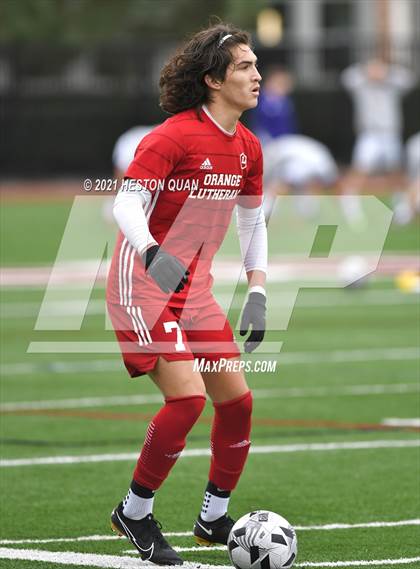 Thumbnail 2 in De La Salle vs. Orange Lutheran (Adidas So Cal College Showcase) photogallery.
