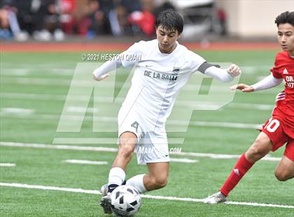 Thumbnail 3 in De La Salle vs. Orange Lutheran (Adidas So Cal College Showcase) photogallery.