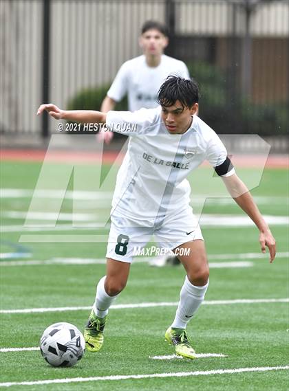 Thumbnail 3 in De La Salle vs. Orange Lutheran (Adidas So Cal College Showcase) photogallery.