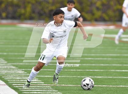Thumbnail 2 in De La Salle vs. Orange Lutheran (Adidas So Cal College Showcase) photogallery.