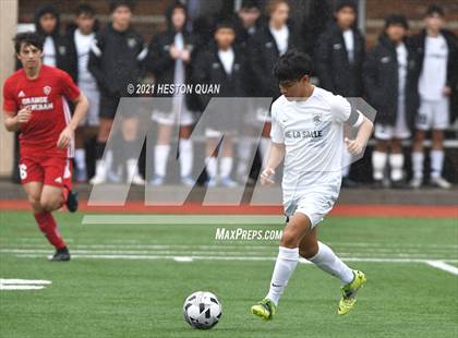 Thumbnail 1 in De La Salle vs. Orange Lutheran (Adidas So Cal College Showcase) photogallery.