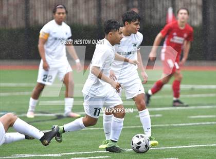 Thumbnail 1 in De La Salle vs. Orange Lutheran (Adidas So Cal College Showcase) photogallery.