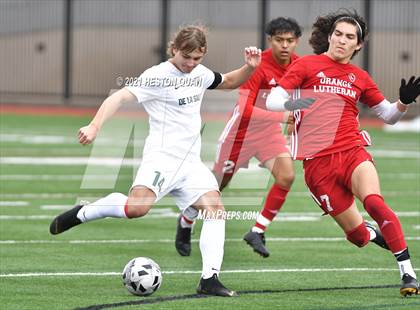 Thumbnail 3 in De La Salle vs. Orange Lutheran (Adidas So Cal College Showcase) photogallery.