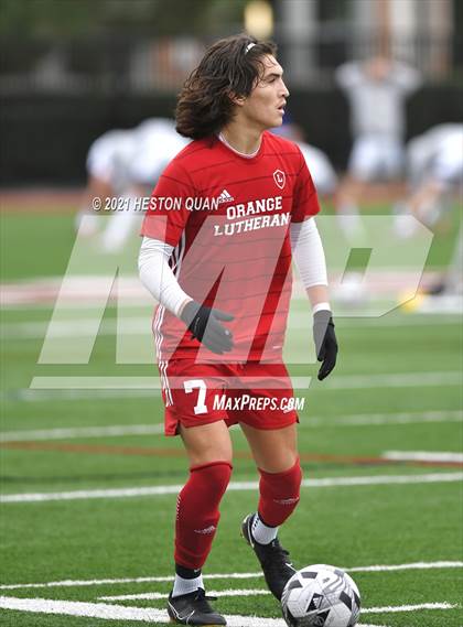 Thumbnail 2 in De La Salle vs. Orange Lutheran (Adidas So Cal College Showcase) photogallery.
