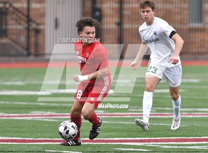Thumbnail 2 in De La Salle vs. Orange Lutheran (Adidas So Cal College Showcase) photogallery.